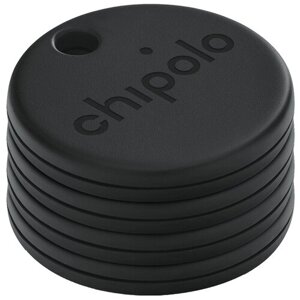 Комплект 4 умных брелков Chipolo ONE Spot для Apple «Локатор»Черный)