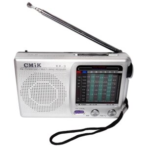 Радиоприемник FM CMiK KK-9 серебристый