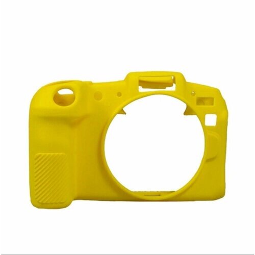 Силиконовый чехол CameraCase для Canon EOS R8 желтый