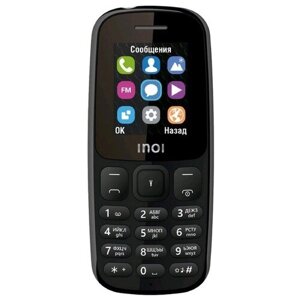Сотовый телефон INOI 100, 1.8", 2 sim, 64Мб, microSD, 800 мАч, чёрный