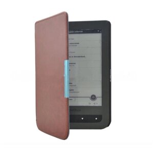 Чехол-обложка футляр MyPads для PocketBook 624 Basic Touch / PocketBook 614 Basic 2/PocketBook 615 из качественной эко-кожи тонкий с магнитной за.