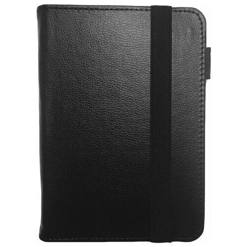 Чехол-обложка футляр MyPads для PocketBook 624 Basic Touch/ PocketBook 615 из качественной эко-кожи тонкий с магнитной застежкой черный