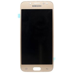 Дисплей для Samsung SM-J530Y/DS Galaxy J5 (2017) в сборе с тачскрином (золотой) (AMOLED)