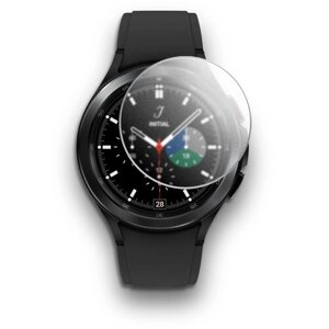 Гидрогелевая защитная пленка на Samsung Galaxy Watch 4 Classic (46 mm)/Самсунг Галакси Вотч 4 Классик матовая на смарт часы комплект 2 шт. Brozo