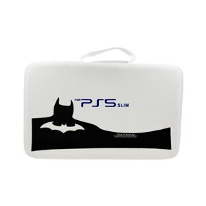 Кейс/Сумка для PS5 slim и PS portal BATMAN белый