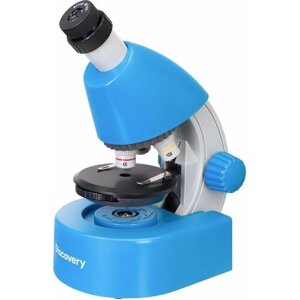 Микроскоп DISCOVERY Micro Gravity, световой/оптический/биологический, 40–640x, на 3 объектива, голубой [77948]