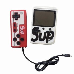 Портативная игровая приставка SUP Game Box Plus 400 в 1 + джойстик (геймпад) / Retro Game PLUS / White