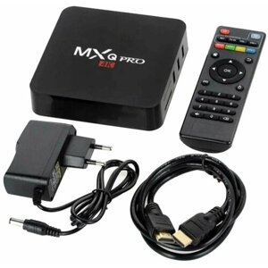 Смарт ТВ приставка цифрового телевидения Smart TV Box MXQ Pro 4K 5G / Андроид / ТВ бокс, медиаплеер, для дома и дачи с HDMI и Wi-Fi на Android