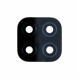 Стекло камеры для Realme C21 (черное)
