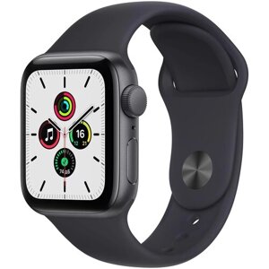 Умные часы Apple Watch Series SE Gen 1 44 мм Aluminium Case GPS, серый космос/тёмная ночь