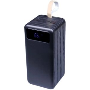 Внешний аккумулятор power bank с фонариком, емкость 80000 Mah (Черный / Black, PB_Mega_80K)