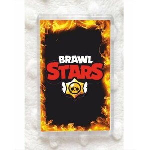 Магнит Бравл Старс, Brawl Stars №124 с логотипом