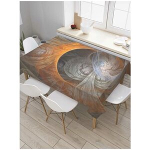 Скатерть прямоугольная JoyArty на кухонный стол "Таинственная пещера" из оксфорда, 180x145 см