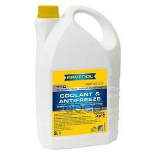 Антифриз Готовый К Прим. Жёлтый Ttc Traditional Technology Coolant Premix (5л) Ravenol арт. 4014835755352