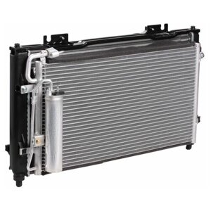 Блок охлаждения (радиатор+конденсер+вентилятор) для автомобилей Приора (тип Halla) LUZAR