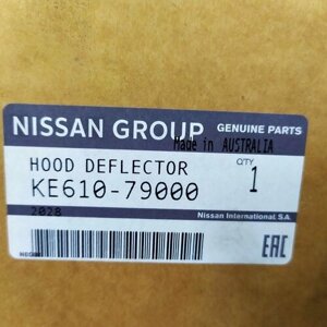 Дефлектор капота D10 nissan арт. KE61079000