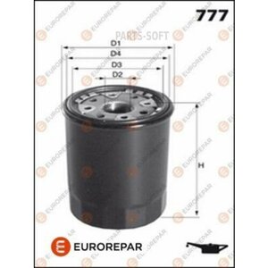 Eurorepar 1637765180 фильтр масляный HONDA accord/CIVIC/CR-V 1.4-2.4