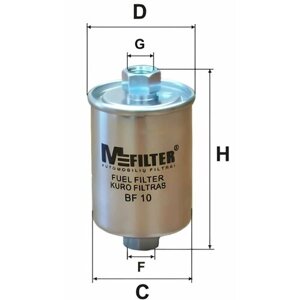 Фильтр топливный ВАЗ-2110-15/2121 BF10 (Mfilter)