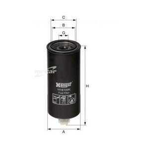 Hengst filter H181WK фильтр топливный