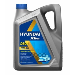 HYUNDAI XTeer Масло Мотор Hyundai Xteer Diesel Ultra Sn/Cf 5W40 6L