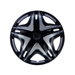 Колпаки R16 Дакар Super Black ГАЗель передние STAR 2шт карбон