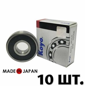 Комплект 10 шт. 6201-2RS Подшипник (180201) KOYO. Made in Japan