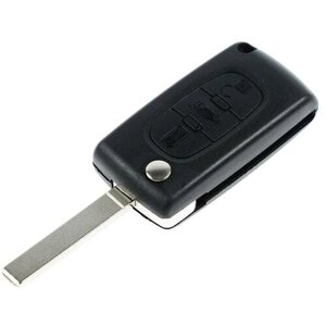 Корпус ключа, откидной, Peugeot / Citroen. В упаковке шт: 1