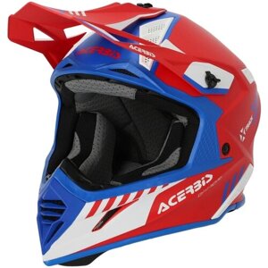 Кроссовый шлем acerbis X-TRACK MIPS 22-06, red/blue XL