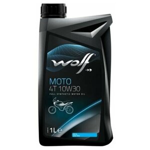 Масло моторное, Wolf MOTO 4T 10W30 1L