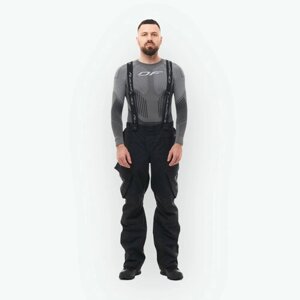 Мембранные брюки Dragonfly QUAD 2.0 Black 2023 - Черные - Размер XXL