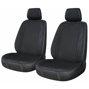 Накидка на сиденье автомобиля / чехлы для автомобильных сидений A2DM гармония черный/черный (2 шт.)