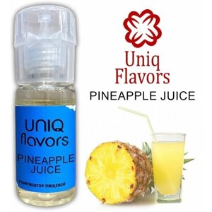 Пищевой ароматизатор (концентрированный) Pineapple Juice (Uniq Flavors) 10мл.