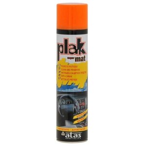 PLAK Полироль для панели приборов PLAK матовый апельсин 600 мл