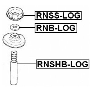 Подшипник опоры амортизатора FEBEST RNBLOG