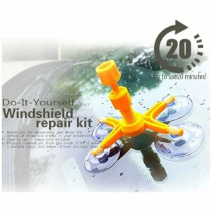 Ремонт лобового стекла/ клей для стекла авто комплект для ремонта лобового стекла Windshield Repair Kit