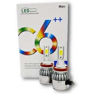 Светодиодные лампы Led C6 H11, 2 шт.