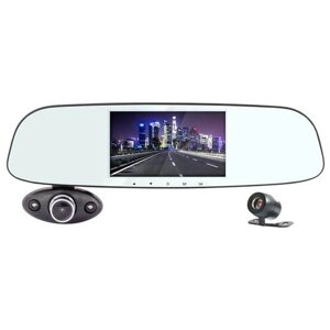 Видеорегистратор-зеркало Rekam F370, с 3-мя камерами, автомобильный