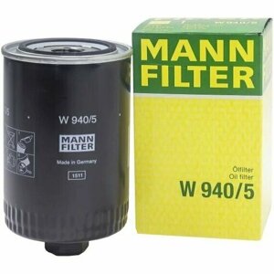 WK940/5 MANN-FILTER Топливный фильтр, навинчиваемый (P554620) к