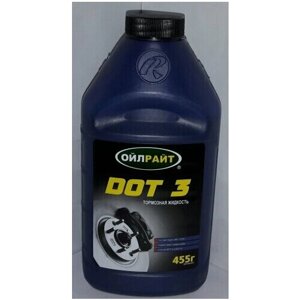 Жидкость тормозная Oil Right Dot-3 455 г DELFIN GROUP 2643 | цена за 1 шт