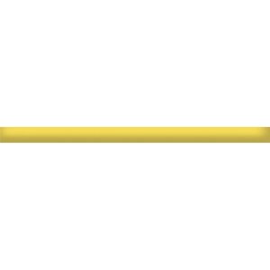 Бордюр Terracotta Mono U-BM-20-300-Y желтый 2x30 см