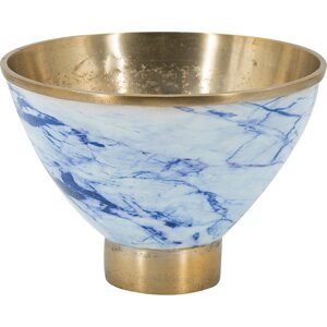 Чаша Glasar синяя 24x24x17 см