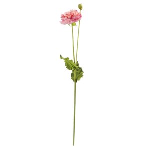 Цветок искусственный Most flowers Мак, розовый цветок и нераскрытый бутон