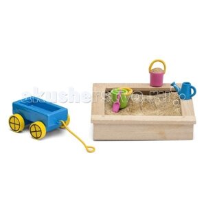 Lundby Смоланд Детская песочница с игрушками