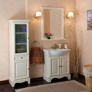 Мебель для ванной La Beaute Classic Michel 70 слоновая кость матовый, фурнитура бронза