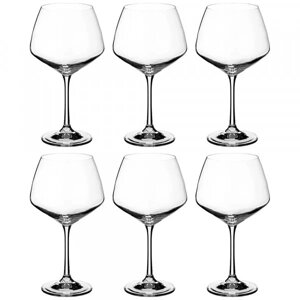 Набор бокалов Crystalex Жизель для вин без декора 580 мл 6 шт