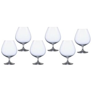 Набор бокалов для коньяка Crystalex виола 600 мл 6 шт