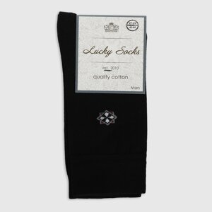 Носки мужские Lucky Socks 1 пара Р. 25-27. Черные