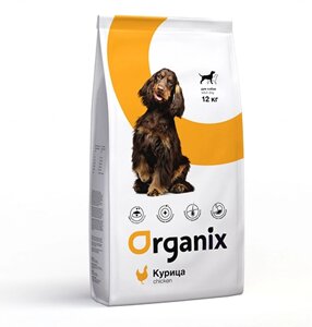 Organix Adult Dog Chicken / Сухой корм Органикс для взрослых собак Курица и цельный рис