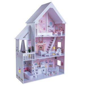 Paremo Деревянный кукольный домик Стейси Авенью с мебелью (15 предметов)