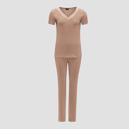 Пижама Togas Ингелла розово-бежевая женская S (44) 2 предмета